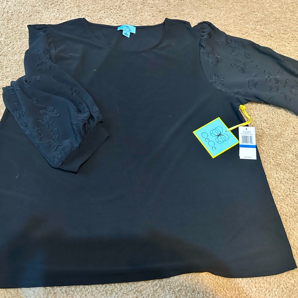 Black CeCe top